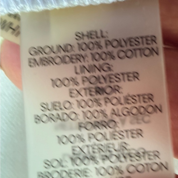 Calvin Klein white eyelet lace midi dress 8 - Picture 11 of 12